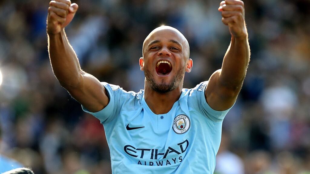 Vincent Kompany has announced he will be leaving Manchester City after 11 years. Photograph: Nick Potts/PA Wire