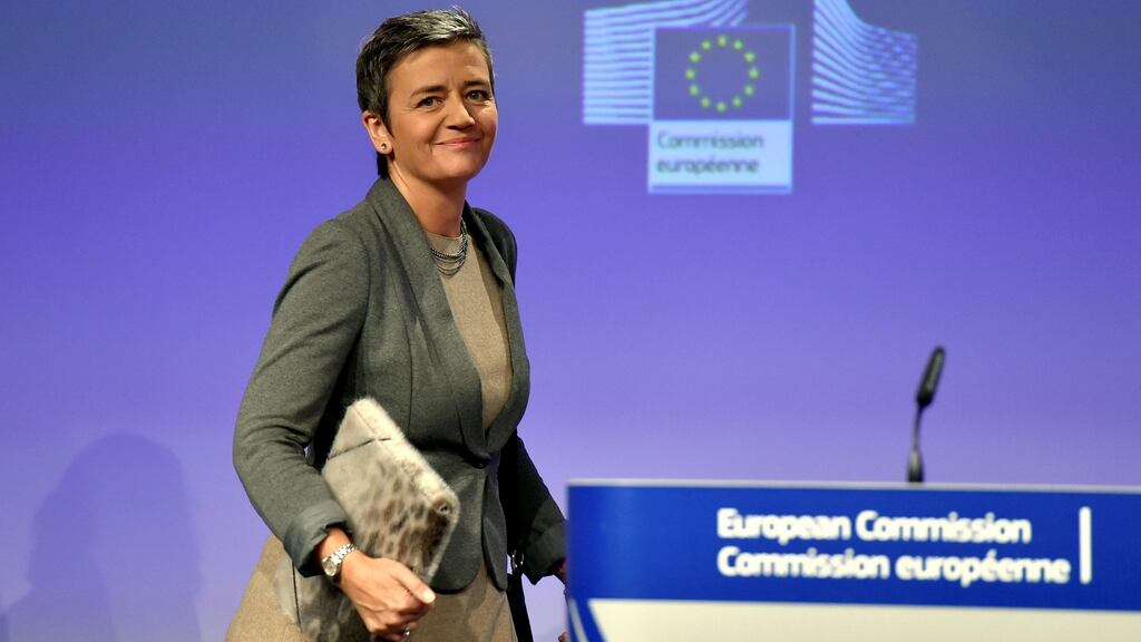 Margrethe Vestager: continuing her clampdown against corporate tax avoidance with Luxembourg again in her sights. Photograph: Eric Vidal/Reuters