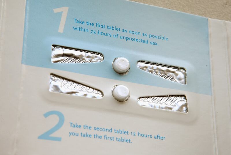 Women with connections to states that have or will make abortion illegal have been especially quick to buy up the emergency contraception pills. Photograph: Scott Olson/Getty Images