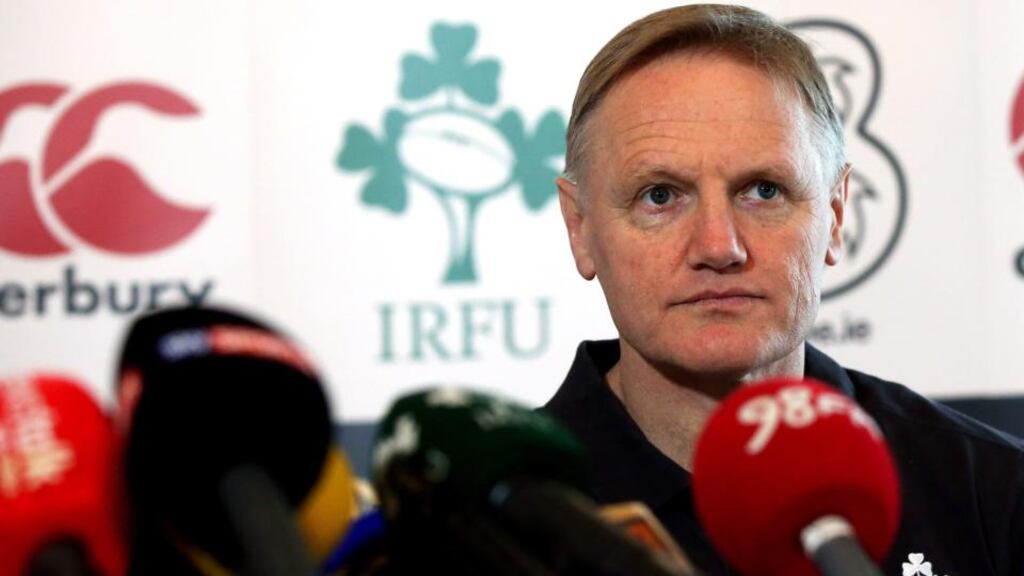 Ireland head coach Joe Schmidt: “I don’t know of any positive results during my time . . .” Photograph: James Crombie/Inpho