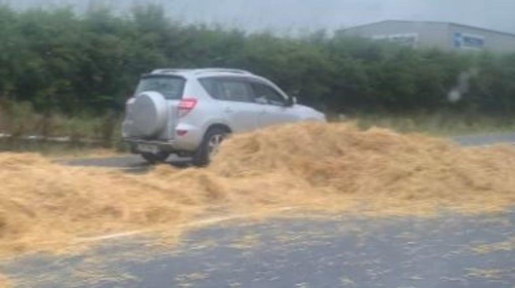 Gardaí are advising drivers to avoid part of the N7. Photograph: Jamie Moore