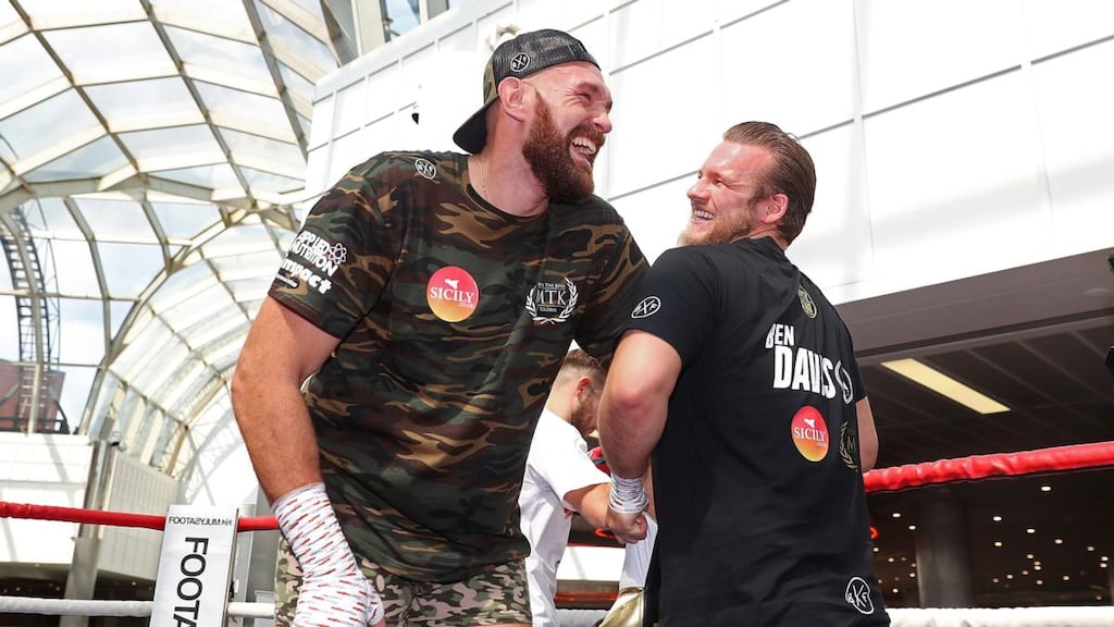 Trainer Ben Davison has been in Tyson Fury’s corner for the last two years. Photograph: PA
