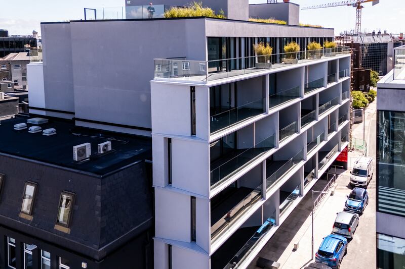 Exterior of 55 Lad Lane, Dublin 2. Photograph: Mark Harrison