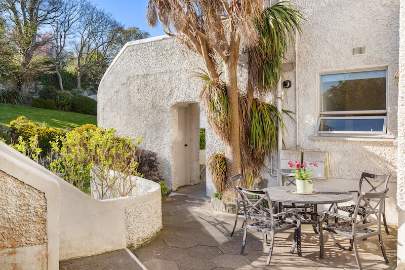 Terrace outside apartment