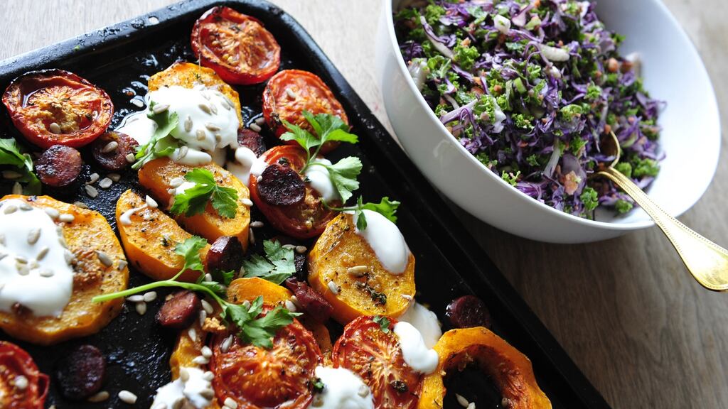 The chorizo should be very slightly charred. Photograph: Aidan Crawley