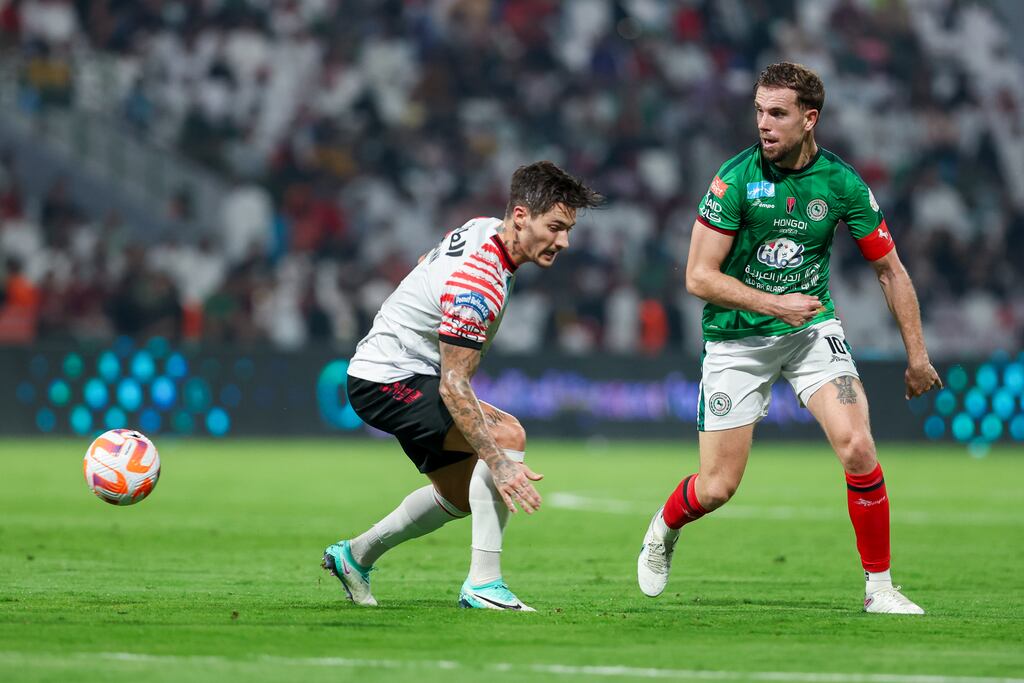 Jordan Henderson has reached an agreement to leave Saudi Arabian club Al-Ettifaq and could be on his way to Ajax. Photograph: Yasser Bakhsh/Getty Images