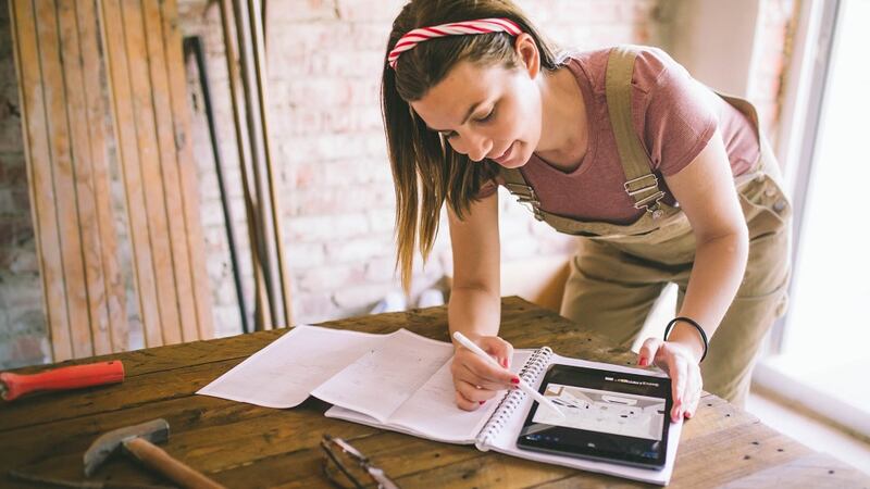 A garage conversion on an average three bed semi-detached property can cost from €2,000 per sq m. Photograph: Getty Images