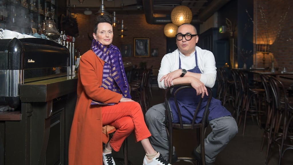 Jeni Glasgow and Reuven Diaz, whose Eastern Seaboard restaurant and Brown Hound Bakery in Drogheda closed on Wednesday. Photograph: Barry Cronin