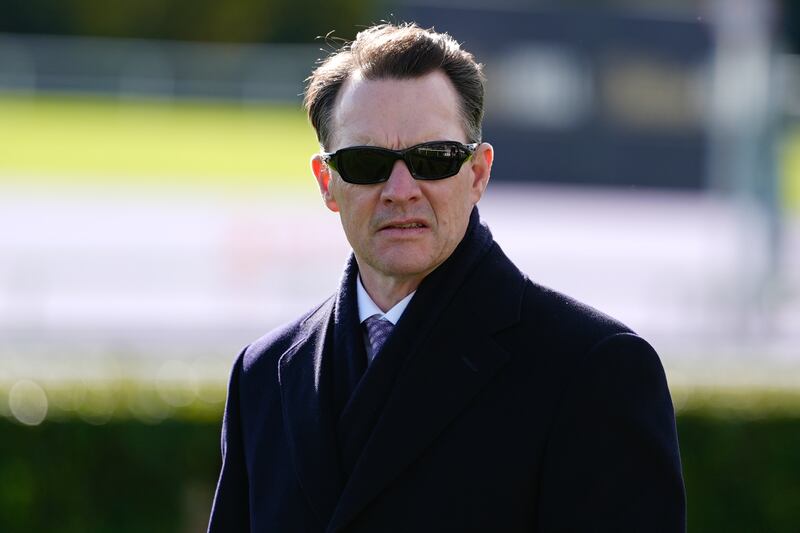 Aidan O'Brien was at Doncaster on Saturday to see a Ballydoyle 1-2-3 in the Futurity trophy. Photograph: Alan Crowhurst/Getty