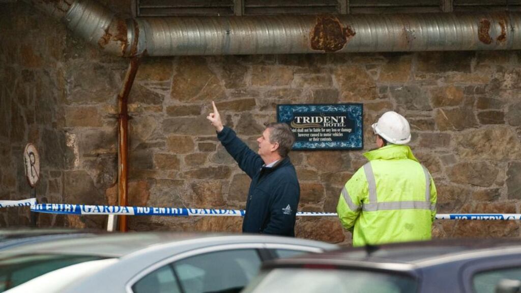 Members of the investigative team pictured at the Trident Hotel in Kinsale. Photograph: Daragh Mc Sweeney/Provision