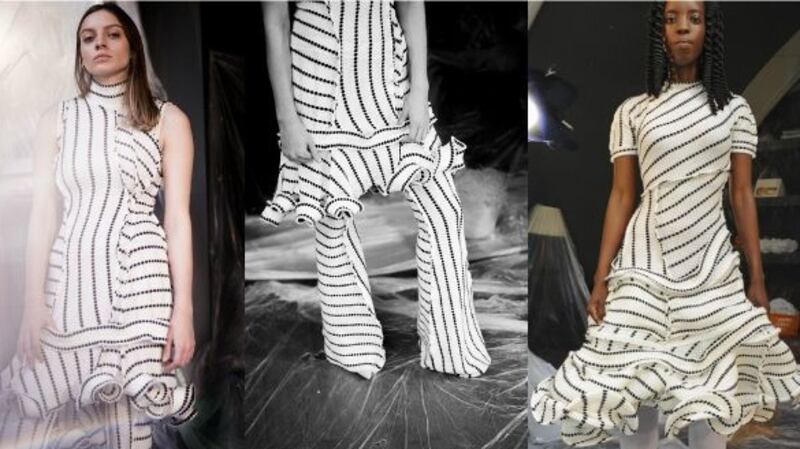 Richard Malone’s spring 2016 collection, which has been nominated for a Design Museum award