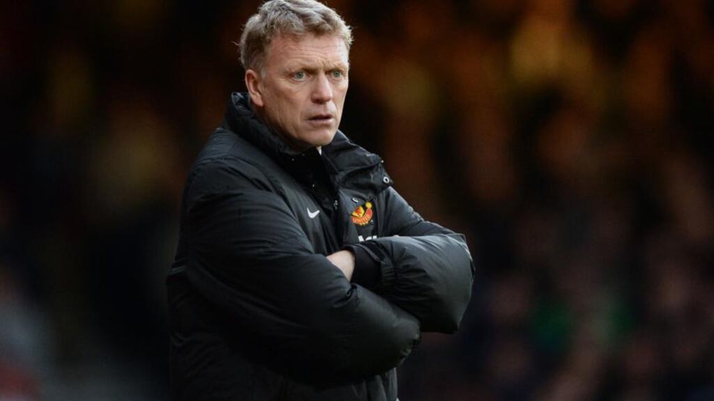 David Moyes: no one has been arrested over the incident. Photograph: PA