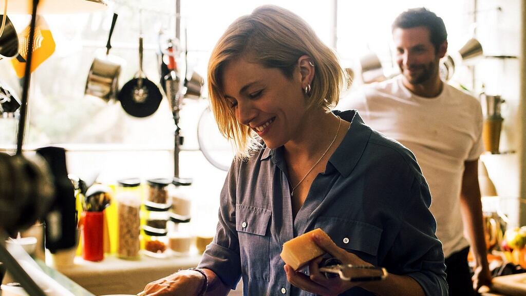 Gas mark two: Sienna Miller and Bradley Cooper in Burnt, out now on general release