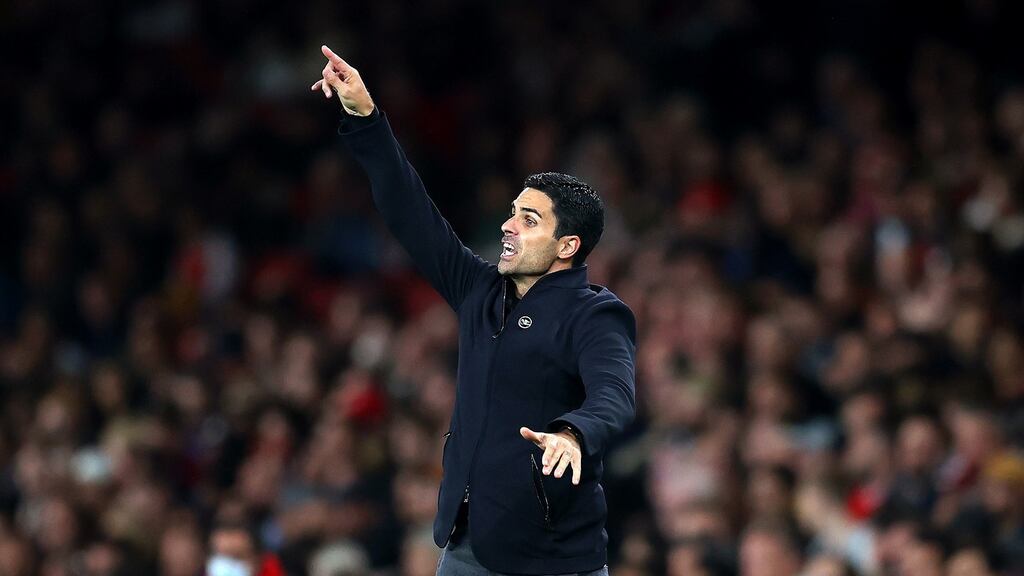Arsenal manager Mikel Arteta spoke out against abuse aimed at managers. Photo: Catherine Ivill/Getty Images