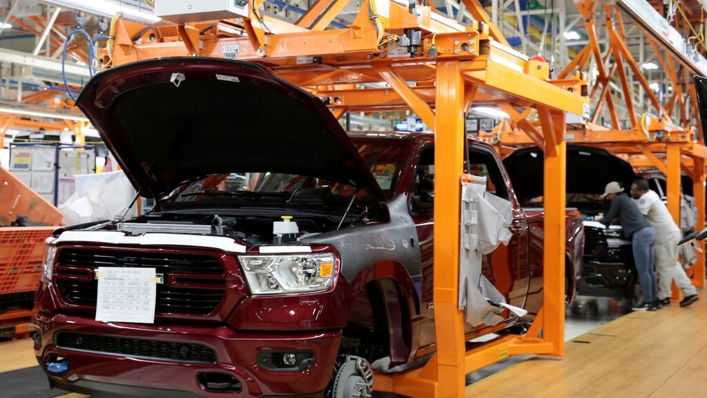 A Fiat Chryler plant in Michigan, USA.