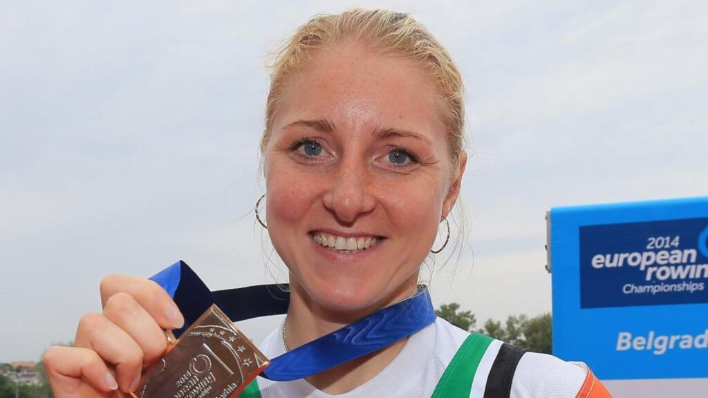 Sanita Puspure of Ireland: reached the A Final in Aiguebelette last weekend, where she finished sixth. Photograph: Srdjan Stevanovic/Getty Images