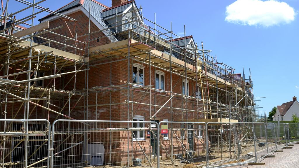 In January and February 2022 combined, the tally of housing starts is still below that seen in 2020. Photograph: iStock
