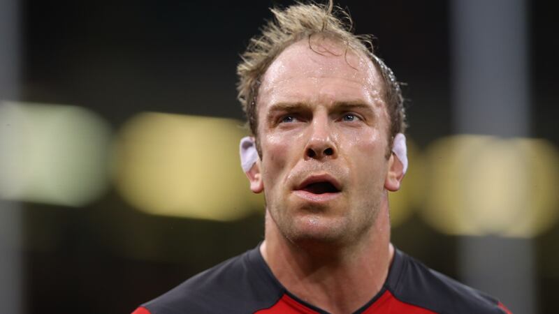 Alun Wyn Jones earns his 136th Test match cap against Ireland. Photograph: Tommy Dickson/Inpho