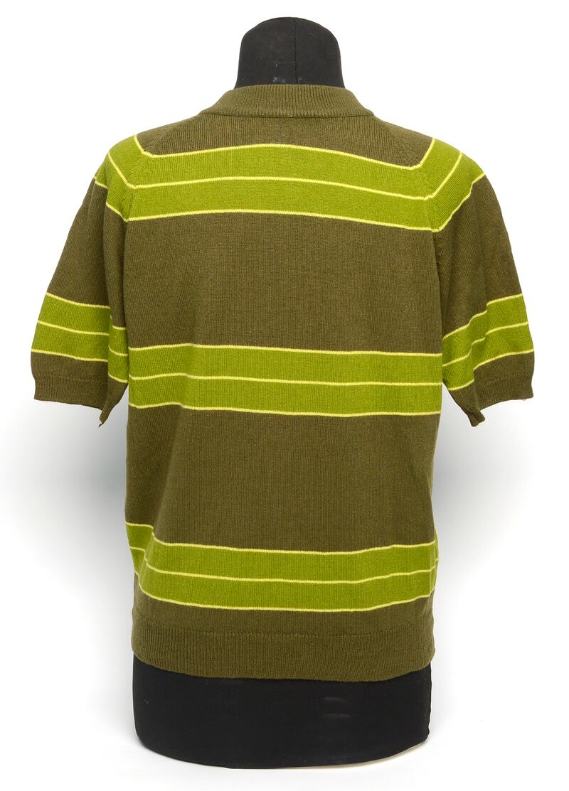 Kurt Cobain's sweater worn in Nirvana's Smells Like Teen Spirit video