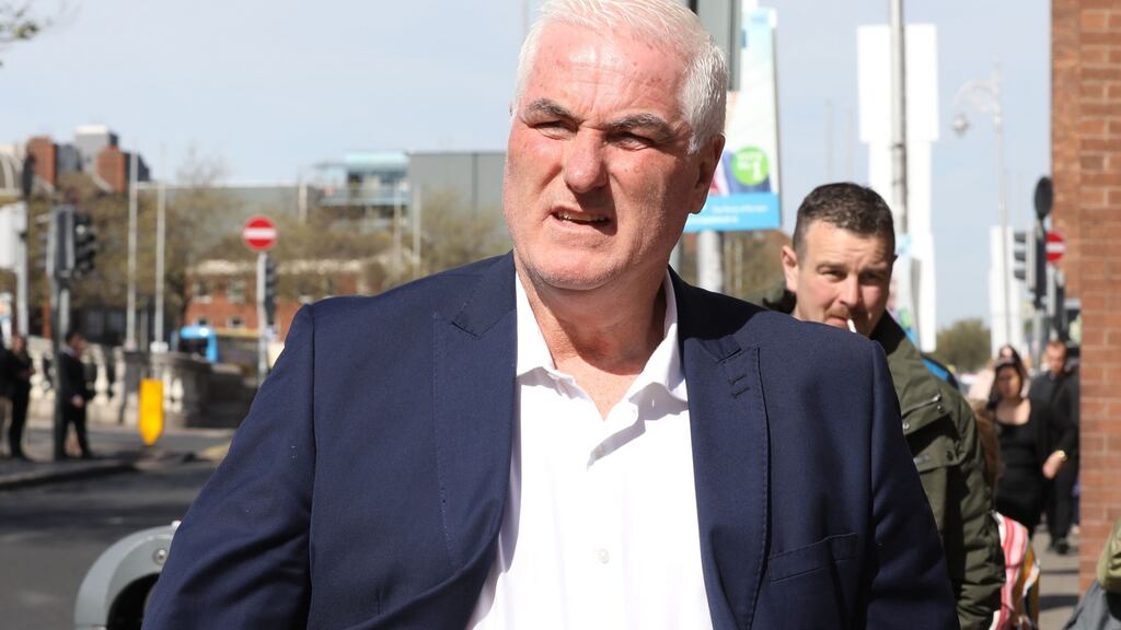 Ben Gilroy is pictured leaving the Four Courts on Tuesday. Photograph: Collins Courts.