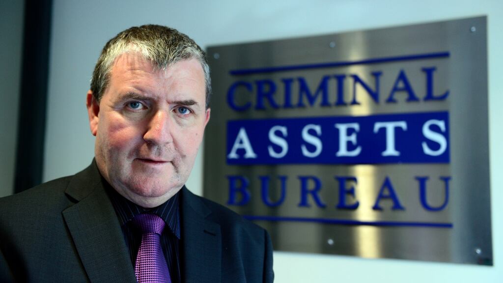 The head of the Criminal Assets Bureau, Det Chief Supt Pat Clavin, said criminals are increasingly converting their cash into assets that could be taken outside the State in plain sight. Photograph: Cyril Byrne