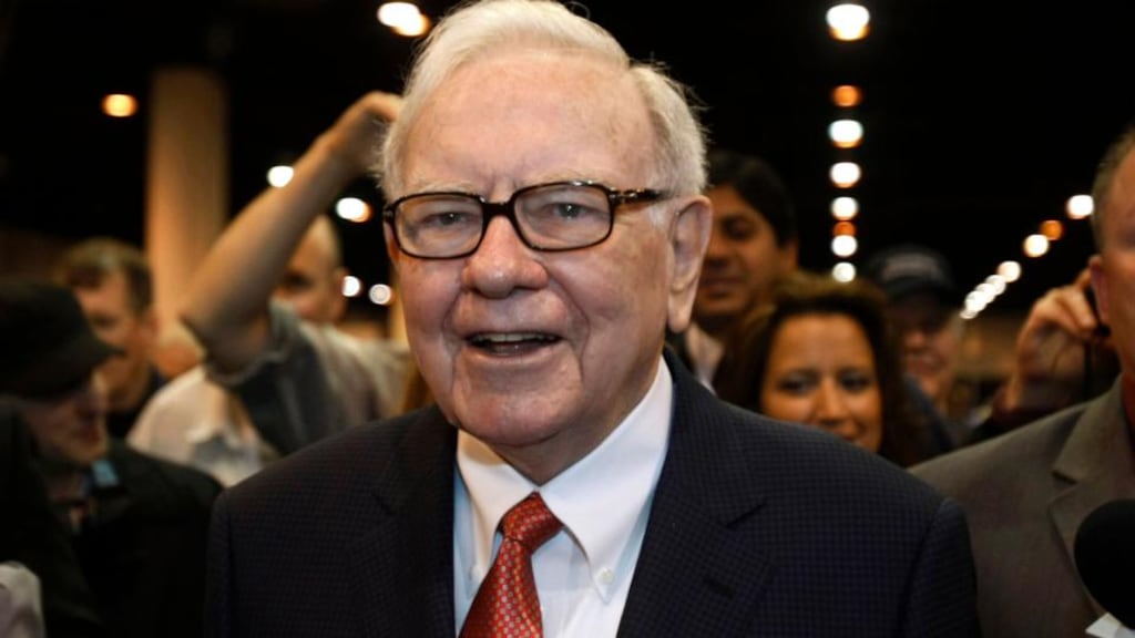 Warren Buffett’s Berkshire Hathaway published its annual letter to shareholders at the weekend. Photograph: Reuters/Rick Wilking