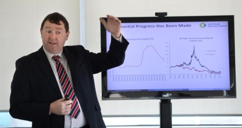 Irish Fiscal Advisory Council chairman Séamus Coffey. File photograph: Dara Mac Dónaill