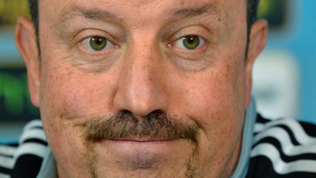 Chelsea manager Rafael Benitez. Photograph: Toby Melville/Reuters