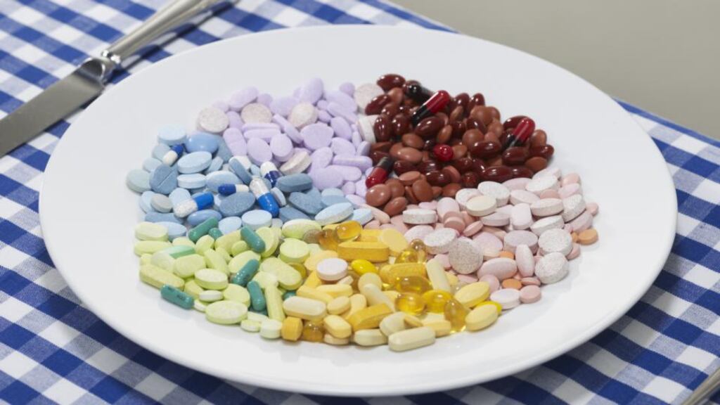 Food for thought: recent figures suggest one-third of women and one-fifth of men in Ireland regularly take supplements. Photograph:Getty Images