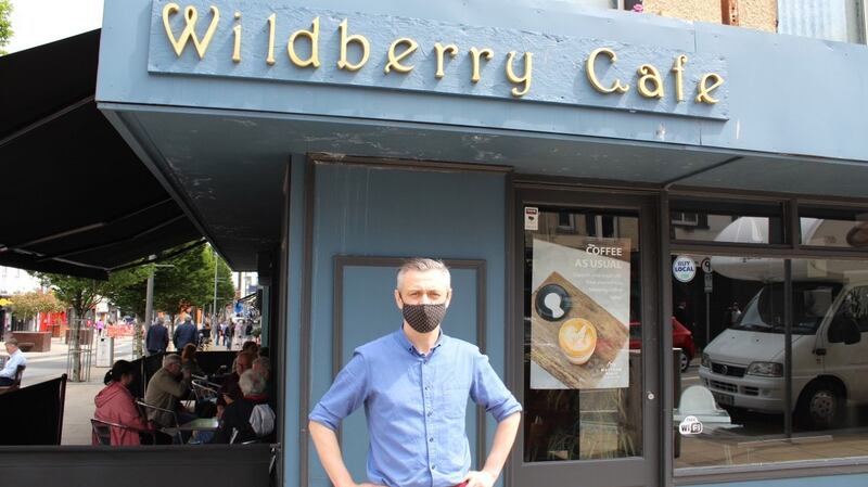 Michal Wilk, owner of the Wildberry Cafe, Catherine Street, Limerick. Photograph: David Raleigh