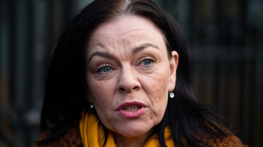 Clare Bailey, the leader of the northern Greens, does not identify as unionist or nationalist in the Northern Assembly, but as ‘feminist’. Photograph: Tom Honan