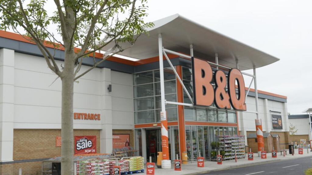 B&Q successfully exited examinership in May 2013 but says that the environment is still “challenging”. (Photograph: Brenda Fitzsimons / THE IRISH TIMES)
