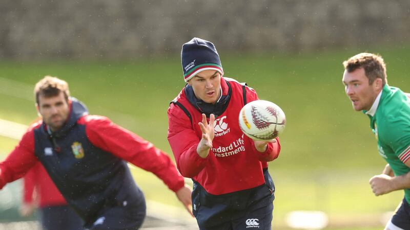 Johnny Sexton is on the bench for the Lions’ second game against the Blues. Photograph: Billy Stickland/Inpho
