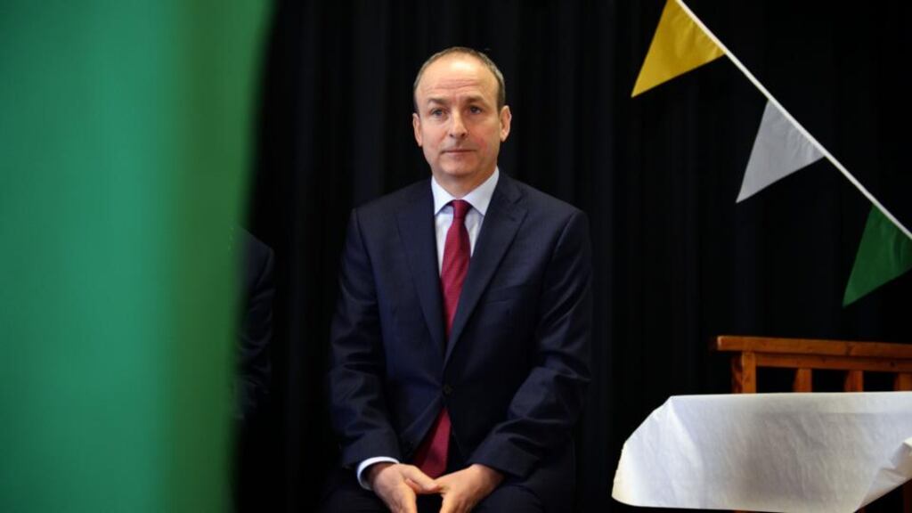 Fianna Fáil leader Micheál Martin: Fine Gael and Fianna Fáil know they have to do something to deliver the promised land of government to the people. Photograph: Eric Luke/The Irish Times