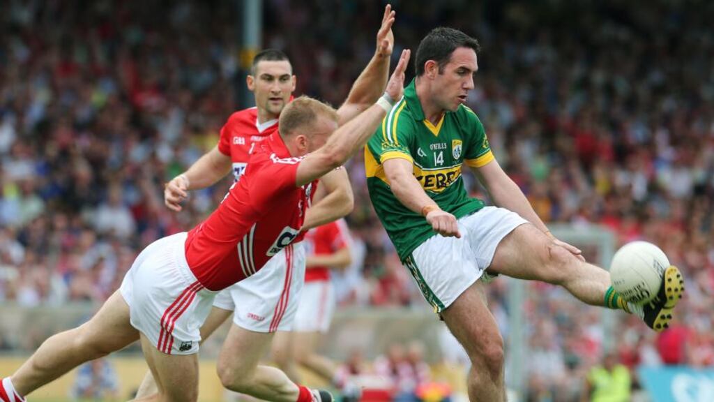 Declan O’Sullivan will continue his club career but says it would be impossible to play on for Kerry. Photograph: Lorraine O’Sullivan/Inpho