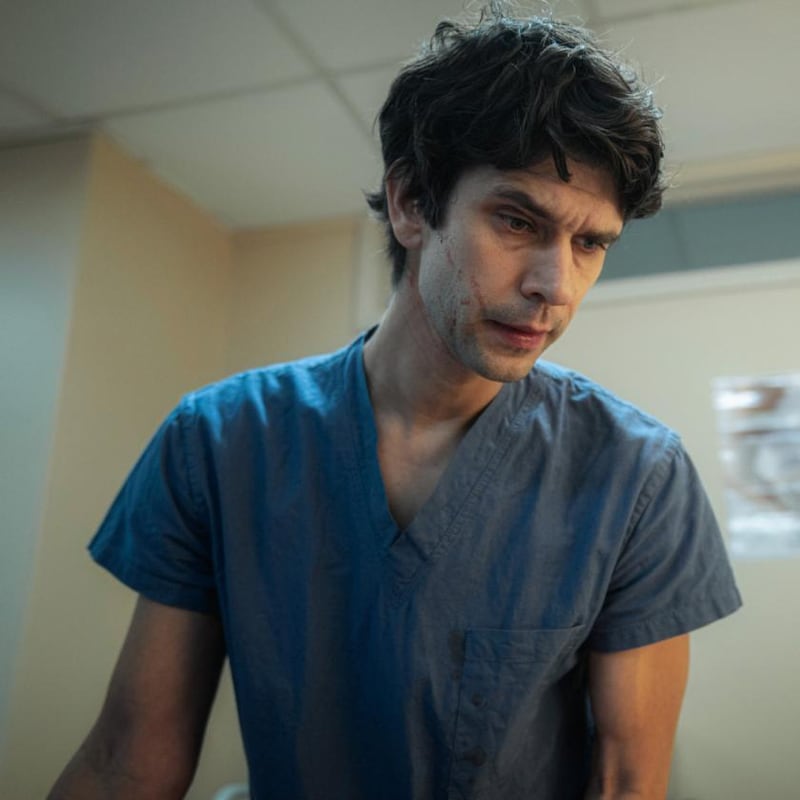 Whishaw in the new BBC comedy-drama series This Is Going to Hurt. Photograph: Anika Molnar/BBC