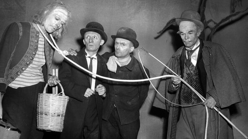 A production of Waiting for Godot in France circa 1953. Photograph: Getty Images