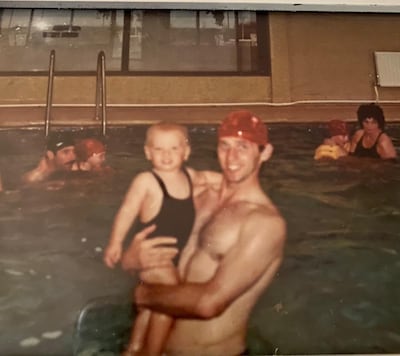 The late Tom Creedon with his son, Tom.