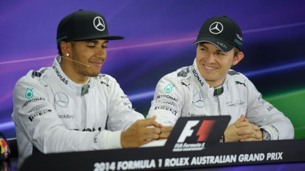 Lewis Hamilton and Nico Rosberg are both determined to claim a win in Hungary this weekend that will put them in good spirits heading into Formula One’s summer break. Photograph: Jon Buckle/PA Wire.