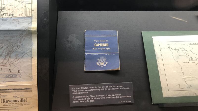 A display at the Utah Beach Museum