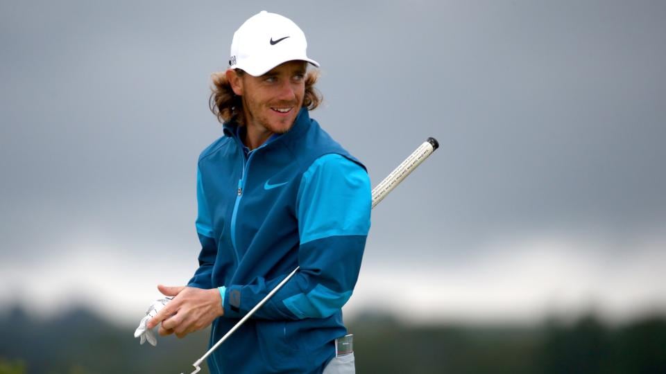 Tommy Fleetwood may enjoy conditions a The Open which could be similar to the Dunhill Links. Photograph: Getty