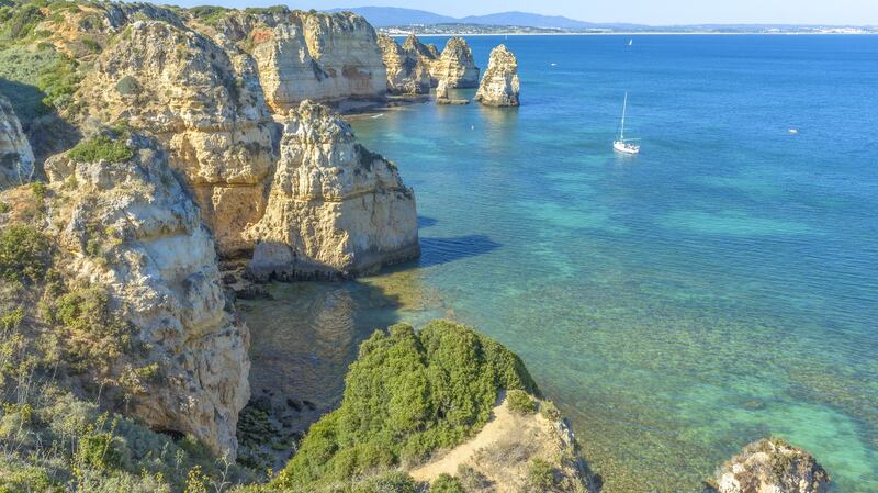 Rocky Coast of Algarve,  Portugal