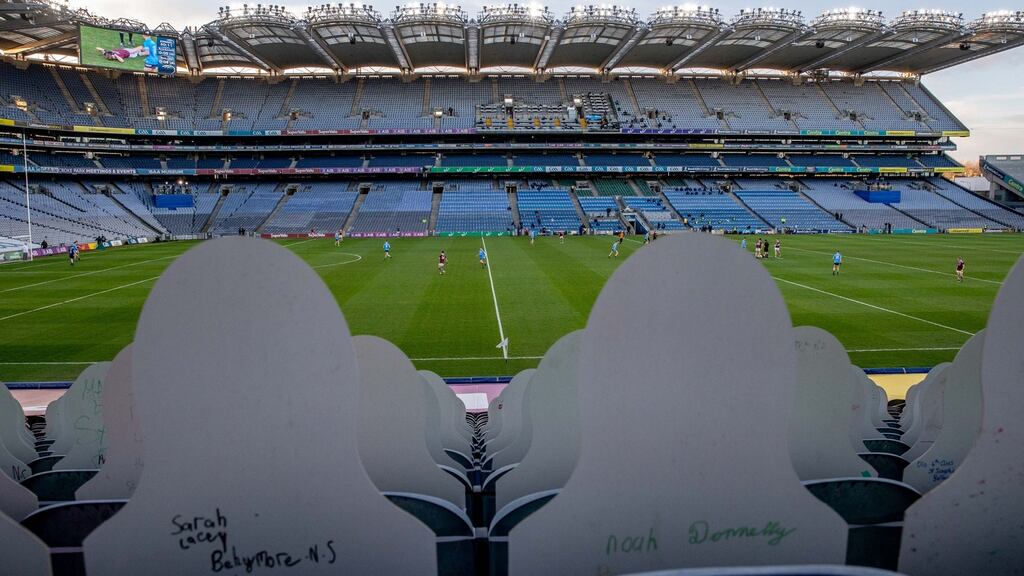 In venues with a capacity of 5,000 or more, 500 spectators will be allowed to attend GAA matches this weekend. File photograph: Morgan Treacy/Inpho