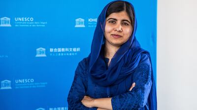 Nobel Peace Prize laureate Malala Yousafzai.