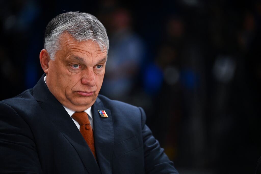 Hungary's prime minister Viktor Orbán said mixing between Europeans was acceptable, but Europeans mixing with non-Europeans created “mixed-race” people. Photograph: Gabriel Bouys/AFP via Getty Images