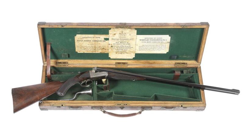 One of Viscount Castlereagh’s rifles that sold at Bonhams