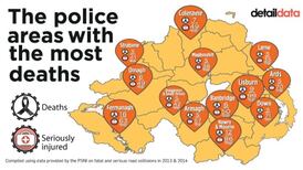 Two years of death and serious injury on Northern Ireland’s roads