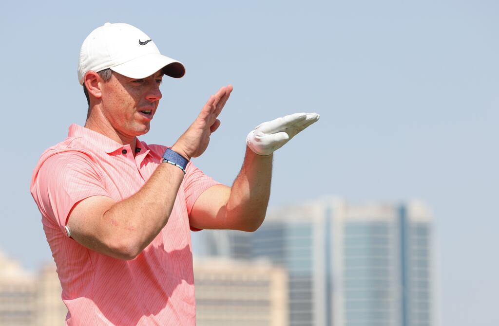 Rory McIlroy is seeking a third win in the DP World Championship season- ending event in Dubai. Photograph: Luke Walker/Getty Images