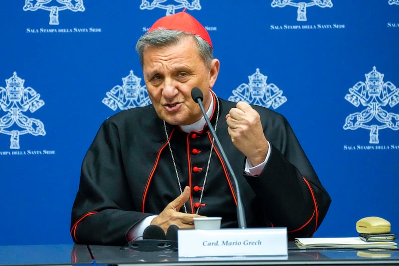 Cardinal Mario Grech: secretary general of the Synod of Bishops. Photograph: AP