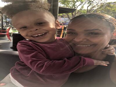 Samantha Mumba with Sage: 'I just love my life with her and I love our life and I love that I’m able to give her amazing things and have amazing experiences with her.'